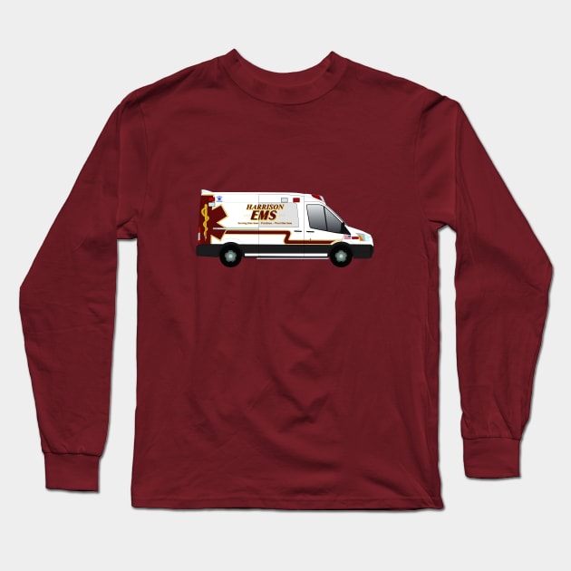 Harrison Ambulance Long Sleeve T-Shirt by BassFishin